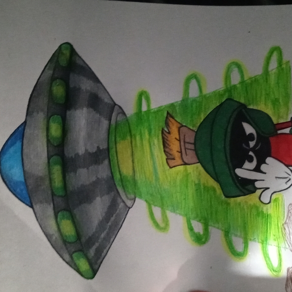 Marvin the Martian Drawing - Picture 3 of 3